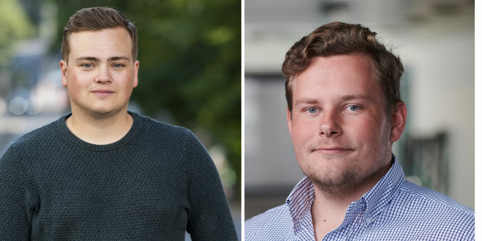 Andreas Trohjell er leder og Joachim er internasjonalt ansvarlig i Norsk studentorganisasjon.