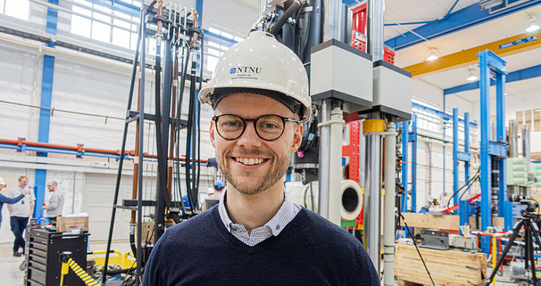 Ole Vestrum, doktor fra SFI CASA på NTNU. Ole Vestrum, doktor fra SFI CASA på NTNU.