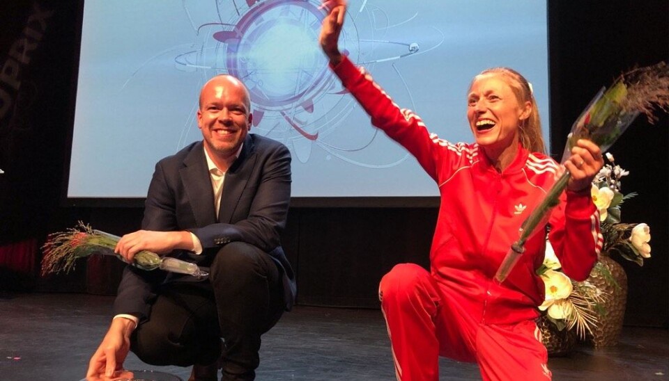 Finalister i Forsker Grand Prix fra Oslo: Arvid Nikolai Kildahl og Katrine Rolid.
