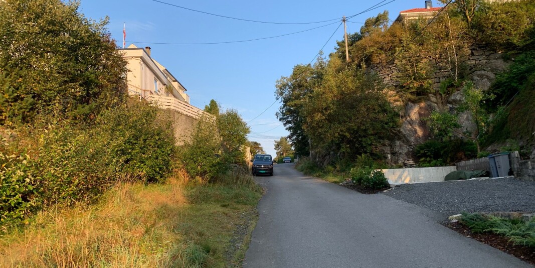 Mannen som er siktet for drap er ikke student ved BI. Dette bildet er fra gaten der den 20 år gamle kvinnen ble funnet død lørdag kveld. Mannen som er siktet for drap er ikke student ved BI. Dette bildet er fra gaten der den 20 år gamle kvinnen ble funnet død lørdag kveld.
