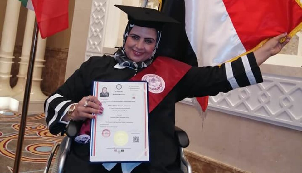Maha Shaban mottok utnevnelser, blant annet en æresdoktorgrad fra Bay Ridge University for Studies and Research i oktober 2019.