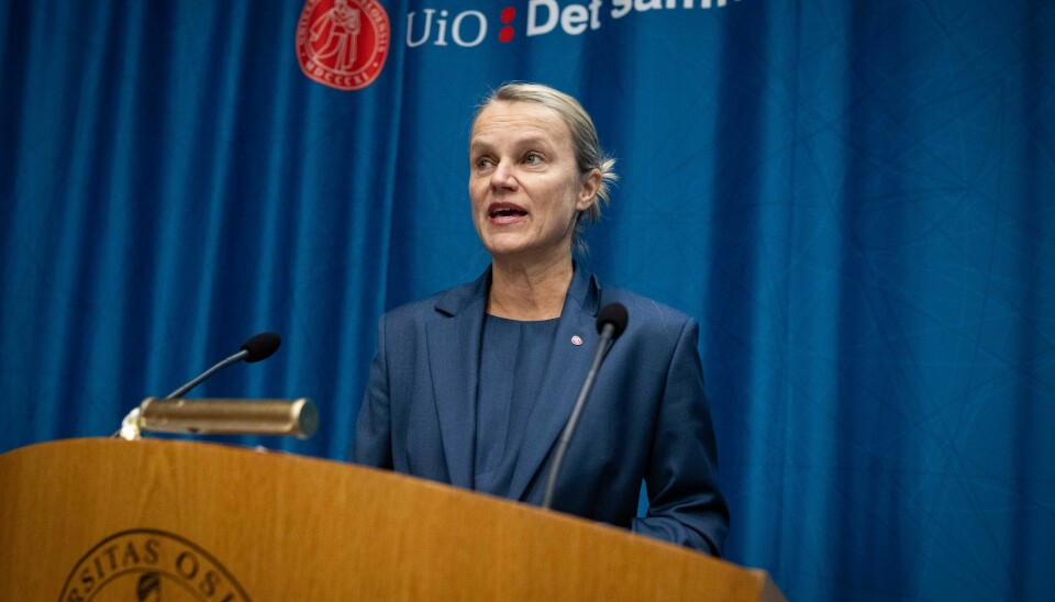 I Arbeiderpartiets alternative budsjett foreslår partiet å kutte tre direktoratet i UH-sektoren med 100 millioner kroner. Her representert ved stortingsrepresentant Nina Sandberg.
