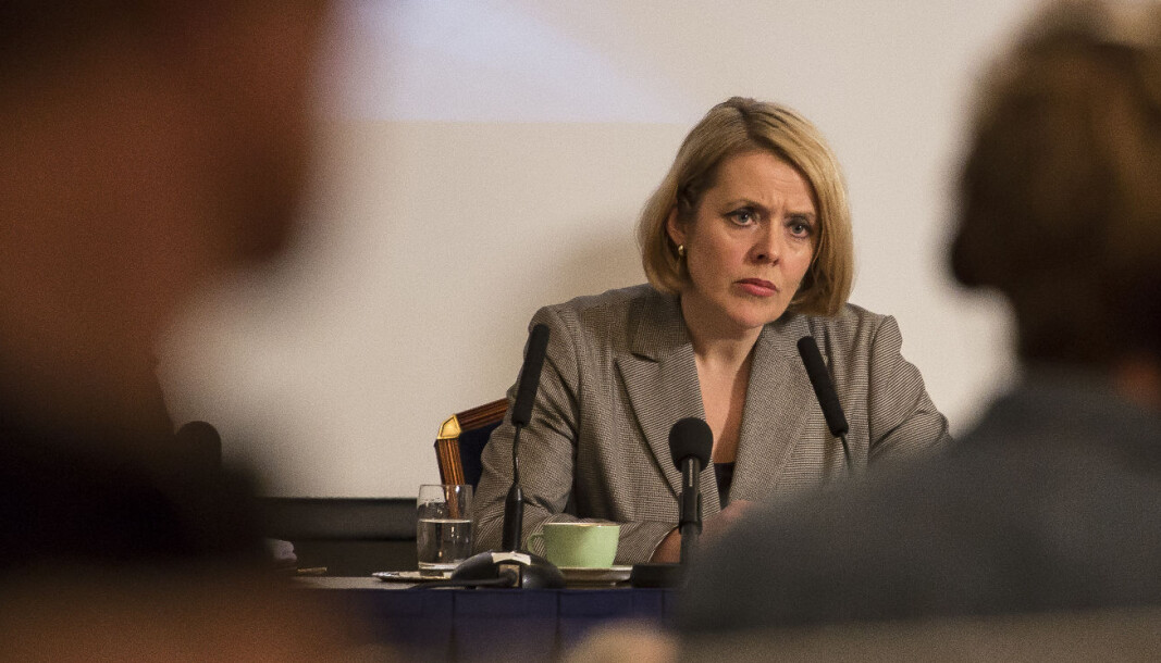 Politidirektør Benedicte Bjørnland er opprørt over det som kommer fram i forskning om Politihøgskolen. Politidirektør Benedicte Bjørnland er opprørt over det som kommer fram i forskning om Politihøgskolen.