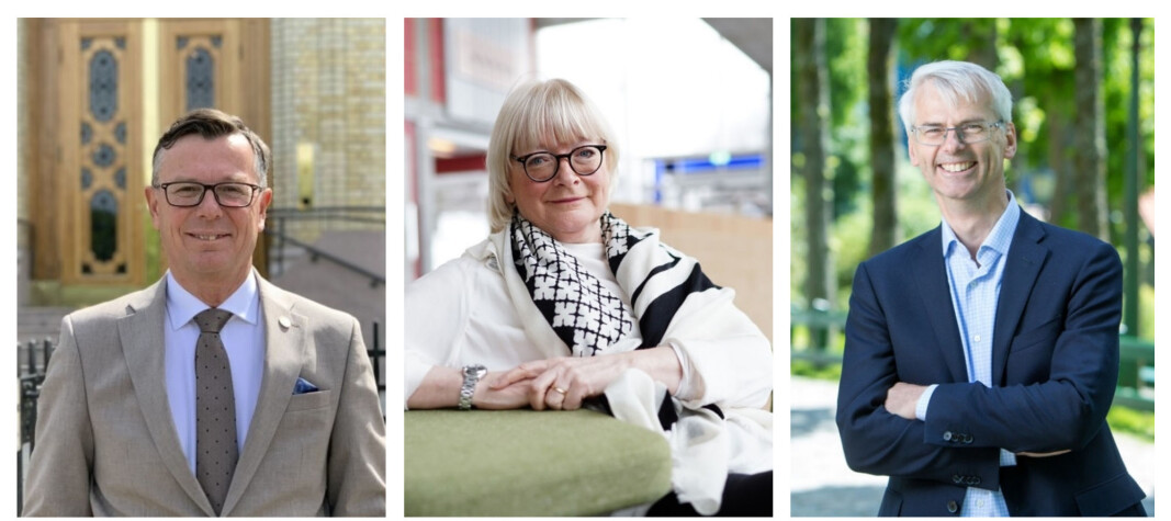 Rektorene Dag Rune Olsen ved UiB, Berit Rokne ved HVL og Øystein Thøgersen ved NHH innleder samarbeid om studententreprenørskap. Rektorene Dag Rune Olsen ved UiB, Berit Rokne ved HVL og Øystein Thøgersen ved NHH innleder samarbeid om studententreprenørskap.