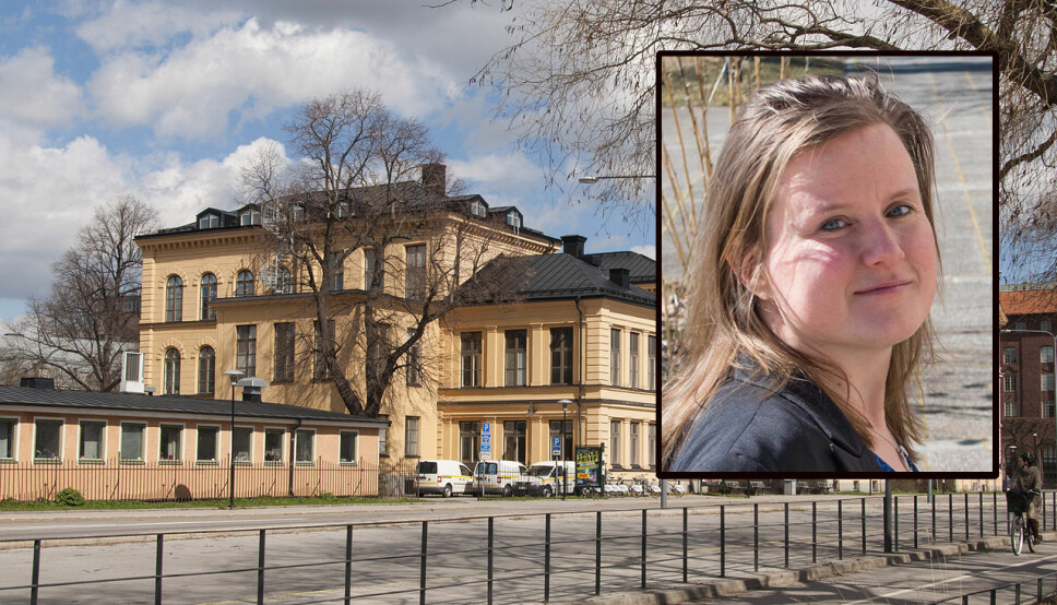 Klinisk epidemiolog ved Karolinska Institutet i Stockholm (her noen av byggene på Kungsholmen) Nele Brusselaers valgte i sommer å forlate Sverige.