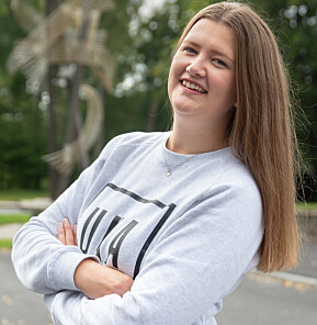 Fimke Frederika Pijfers, sjef for UKA i Ås i 2020. Fimke Frederika Pijfers, sjef for UKA i Ås i 2020.