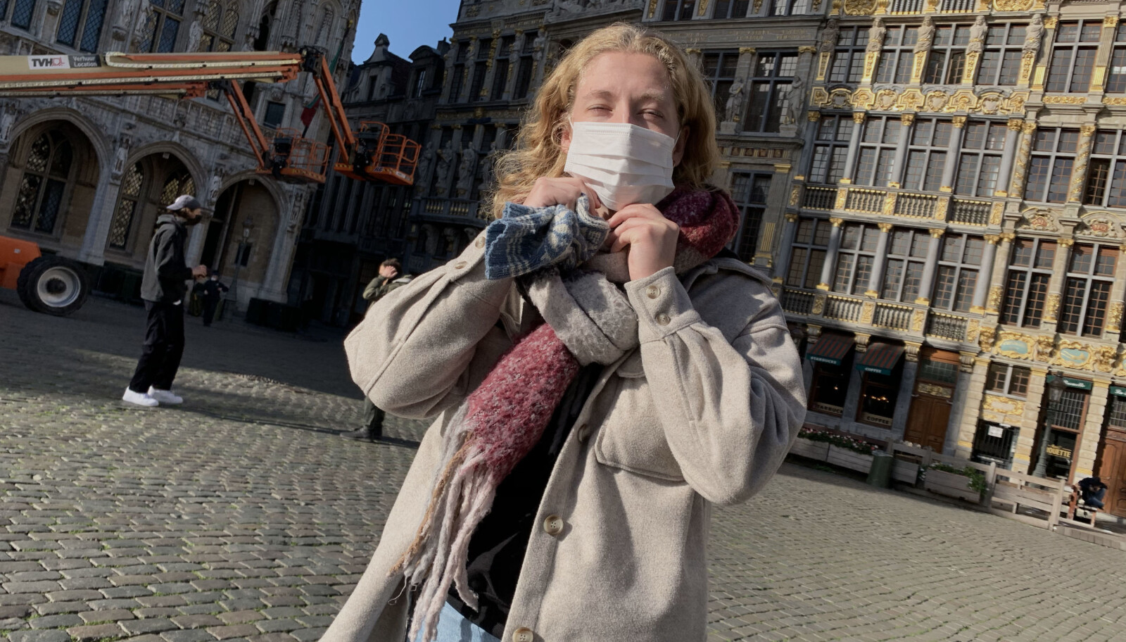 Carin Marie Svensen kom til Belgia like før landet stengte ned igjen. Carin Marie Svensen kom til Belgia like før landet stengte ned igjen.