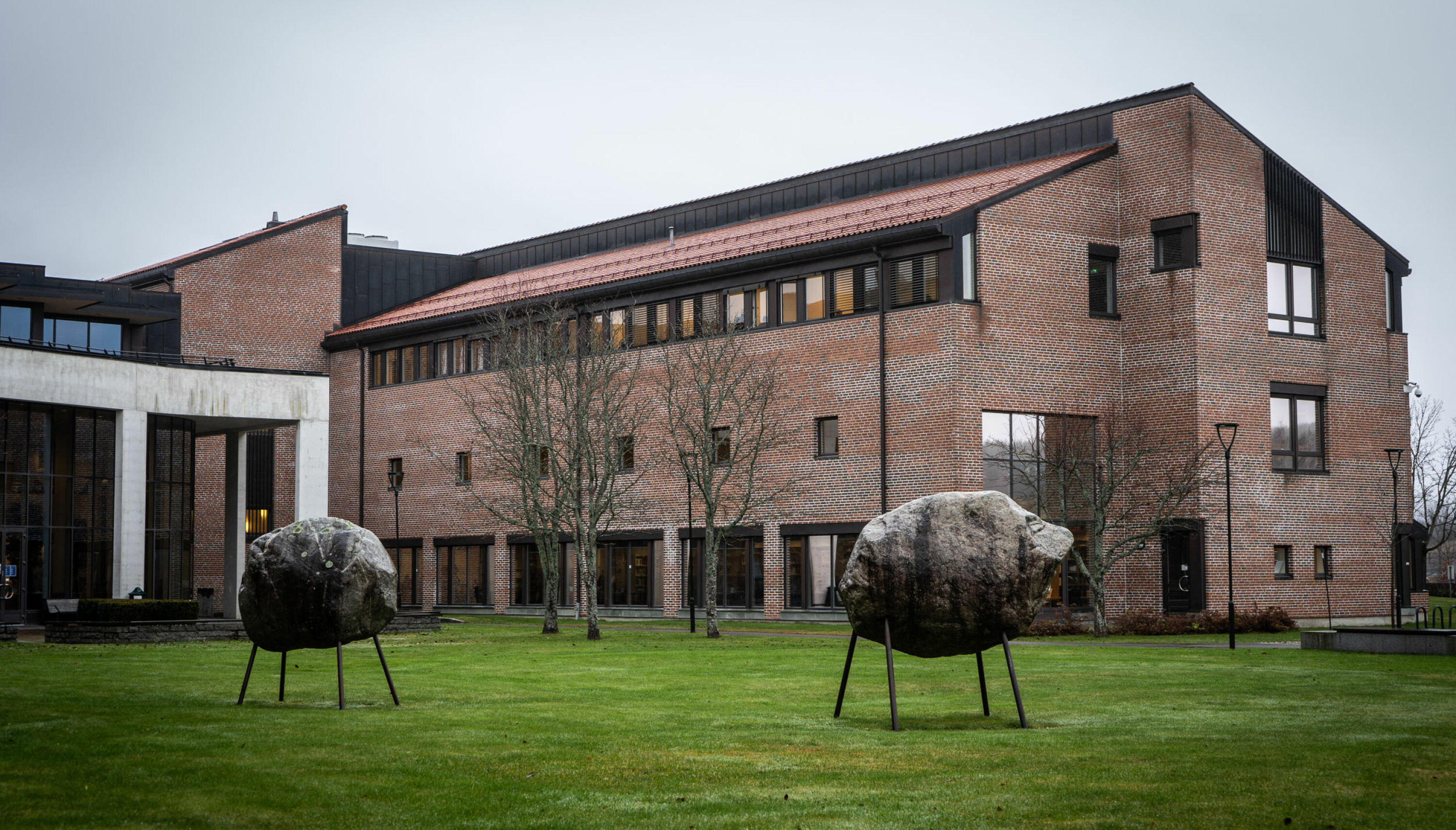 Er strukturene som sitter i veggene her ved Universitetet i Sørøst-Norge i Bø, rasistiske?