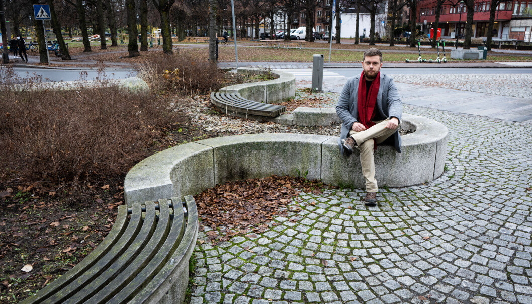 Tom-Daniel Laugerud hadde forventet mer av den digitale undervisningen etter ni måneder med pandemi. Tom-Daniel Laugerud hadde forventet mer av den digitale undervisningen etter ni måneder med pandemi.