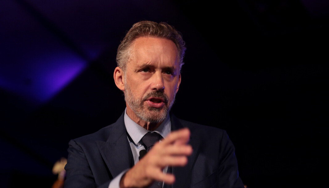 Jordan B. Peterson under et møte i 2018. Jordan B. Peterson under et møte i 2018.