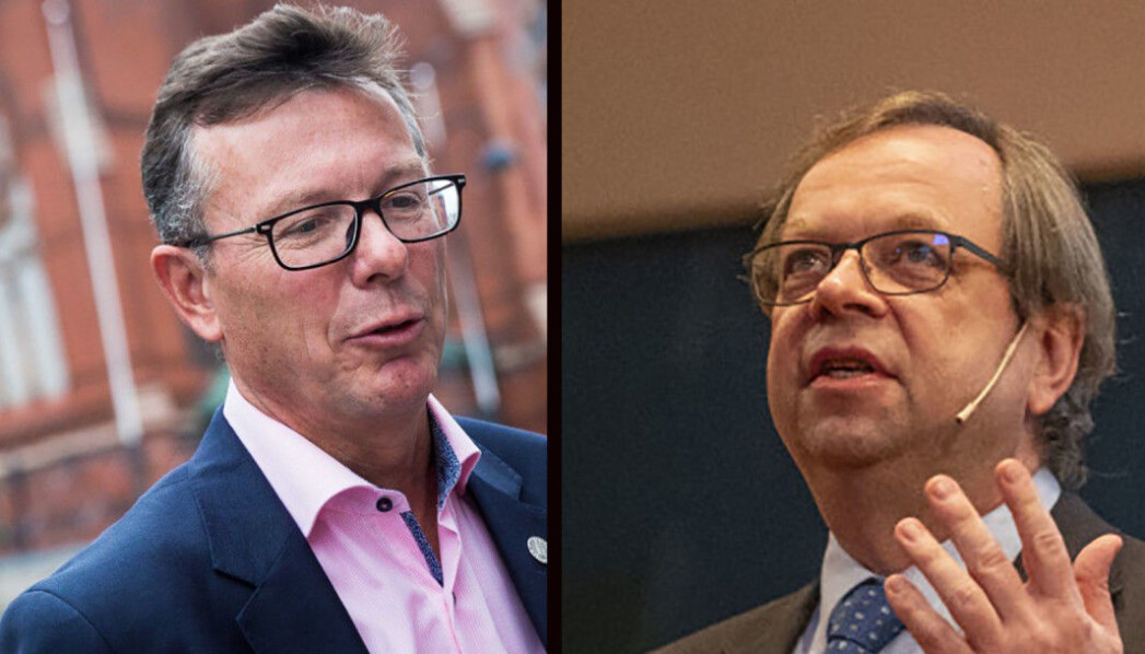 Disse to, Dag Rune Olsen og Kenneth Ruud, konkurrerer med professor Edel Elvevoll ved UiT og Jan-Gunnar Winther ved Senter for hav og Arktis om rektorjobben ved UiT. Onsdag avgjør universitetsstyret hvem som blir UiTs første ansatte rektor. Disse to, Dag Rune Olsen og Kenneth Ruud, konkurrerer med professor Edel Elvevoll ved UiT og Jan-Gunnar Winther ved Senter for hav og Arktis om rektorjobben ved UiT. Onsdag avgjør universitetsstyret hvem som blir UiTs første ansatte rektor.