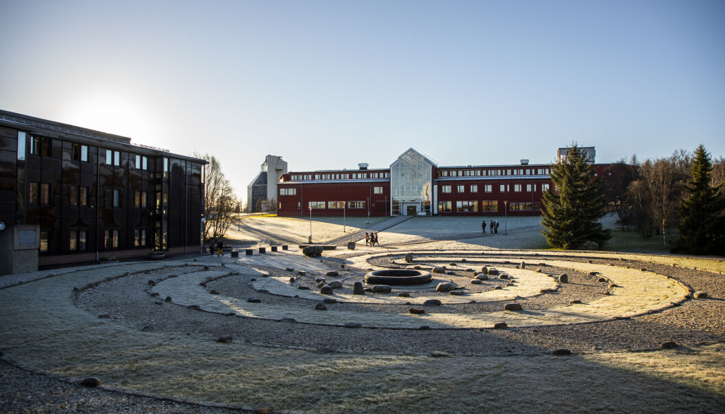 Det blir verande tomt på campus dei fyrste to vekene av vårsemesteret, bestemde regjeringa laurdag. Her frå UiTs campus i Tromsø. . Det blir verande tomt på campus dei fyrste to vekene av vårsemesteret, bestemde regjeringa laurdag. Her frå UiTs campus i Tromsø. .