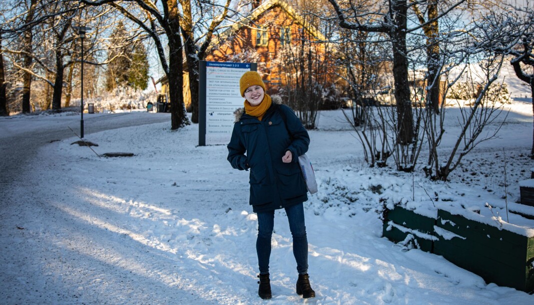 NMBU-studenten Live Sothaug ble kjørt fra Kristiansand til Ås søndag 3. januar. NMBU-studenten Live Sothaug ble kjørt fra Kristiansand til Ås søndag 3. januar.