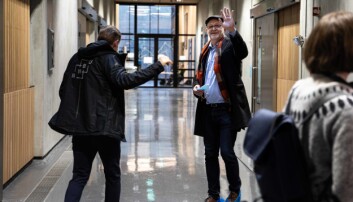 Direktør Lars Atle Holm og rektor Sjur Baardsen er stolte av sine ansatte og det nye Veterinærbygget i Ås. Direktør Lars Atle Holm og rektor Sjur Baardsen er stolte av sine ansatte og det nye Veterinærbygget i Ås.