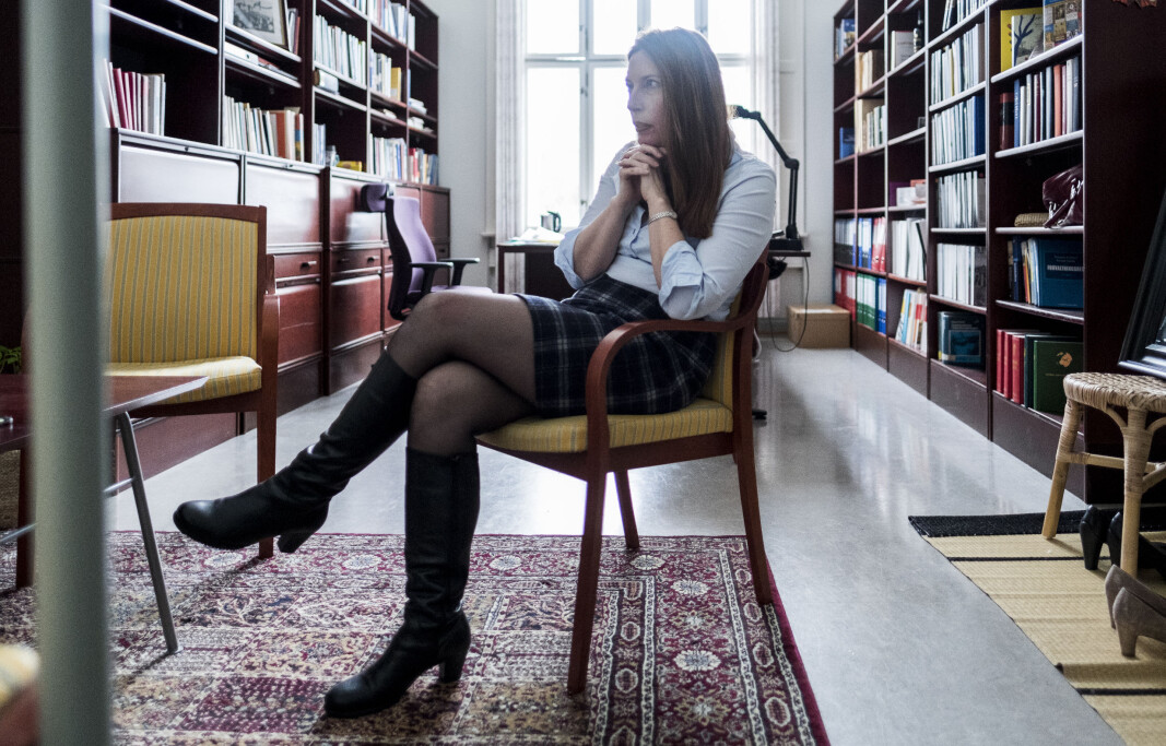 Jussprofessor Benedikte Moltumyr Høgberg mener Forskningsrådet stiller seg uforstående til å bli evaluert selv. Jussprofessor Benedikte Moltumyr Høgberg mener Forskningsrådet stiller seg uforstående til å bli evaluert selv.
