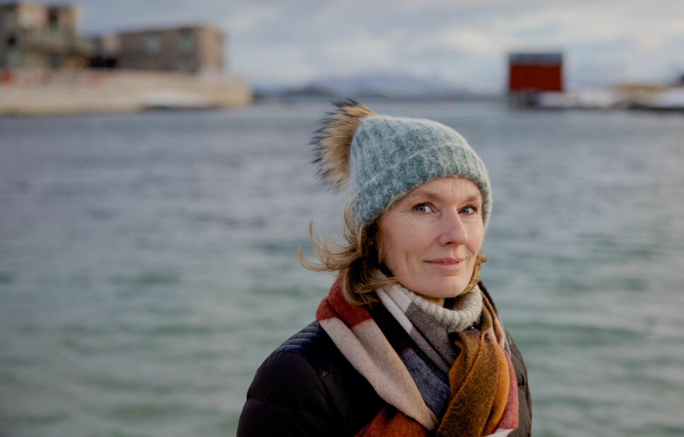 Aino Olaisen, eigar i oppdrettsselskapet Nova Sea på øya Lovund på Helgeland, står bak initiativet for framtidas distriktsskule, som ho håpar skal få politikarane til å tenke nytt om lærarutdanning, skule og distriktspolitikk .