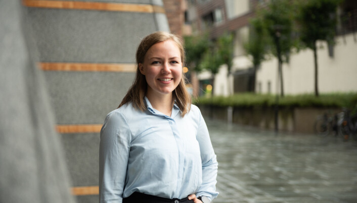 Silje Skyttern, leder NITO-studentene . Silje Skyttern, leder NITO-studentene .