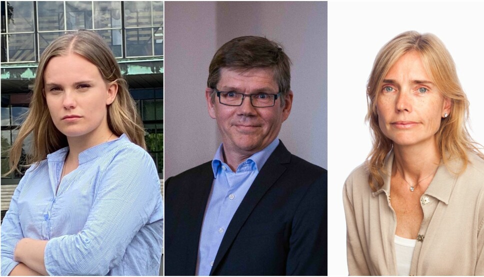 Studentparlamentsleder ved Universitetet i Oslo, Runa Fiske, rektor Svein Stølen og professor Karen Ulltveit-Moe lurer på om regjeringen har glemt de unge over 16 år.