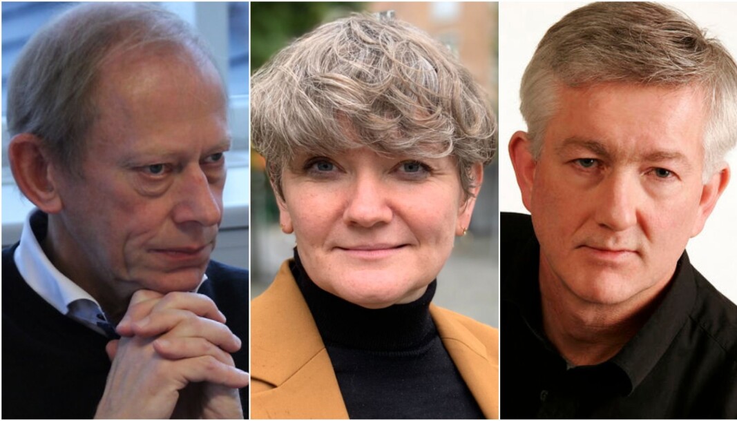 Dekan Jan Erik Askildsen, prodekan Ragnhild Louise Muriaas og visedekan Dag Elgesem forklarer sitt syn på prosessene som er satt i gang for å se på en eventuell instituttsammenslåing ved Universitetet i Bergen som har skapt uro. Dekan Jan Erik Askildsen, prodekan Ragnhild Louise Muriaas og visedekan Dag Elgesem forklarer sitt syn på prosessene som er satt i gang for å se på en eventuell instituttsammenslåing ved Universitetet i Bergen som har skapt uro.
