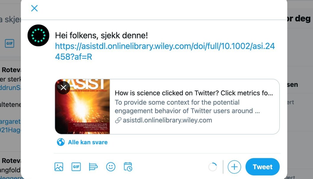 Men er det noen som klikker? Men er det noen som klikker?