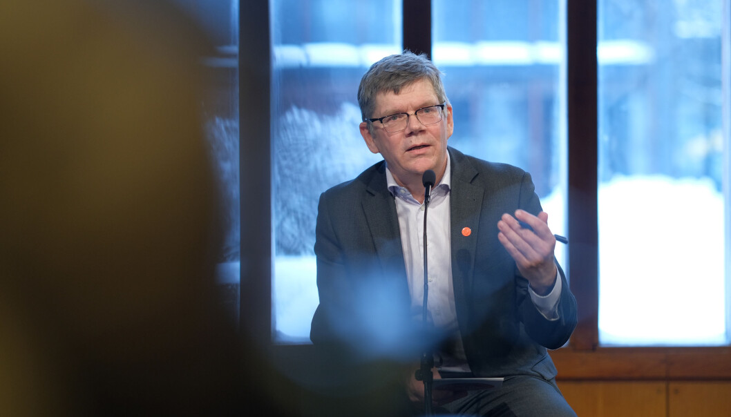 UiO-rektor Svein Stølen (bildet) er imot politisk styring, men for ei politisk styring som forsvarar noverande deling av ansvar for dei lengre akademiske profesjonsutdanningane, skriv Arna Meisfjord. UiO-rektor Svein Stølen (bildet) er imot politisk styring, men for ei politisk styring som forsvarar noverande deling av ansvar for dei lengre akademiske profesjonsutdanningane, skriv Arna Meisfjord.
