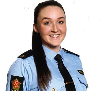 Kariann Høvde, tredje års politistudent. Kariann Høvde, tredje års politistudent.