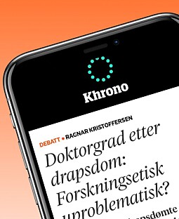Bli varslet om debatt og nyheterLast ned Khrono-appen og få varsel om den viktigste debatt og de viktigste nyhetssakene.Last ned til iPhone - Last ned til Android- Bli varslet om debatt og nyheterLast ned Khrono-appen og få varsel om den viktigste debatt og de viktigste nyhetssakene.Last ned til iPhone - Last ned til Android-