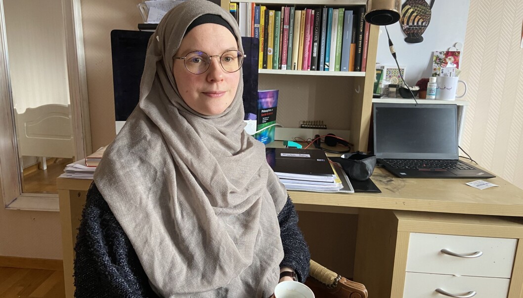 Stipendiat Rahma Vetlesdatter Søvik ved Høgskolen i Innlandet mener forskningen hennes er blitt forvrengt i den danske debatten. Stipendiat Rahma Vetlesdatter Søvik ved Høgskolen i Innlandet mener forskningen hennes er blitt forvrengt i den danske debatten.