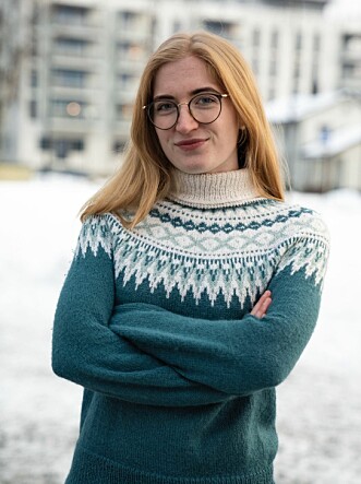 Maja Elisabeth Mikkelsen, leder i Norsk medisinstudentforening.