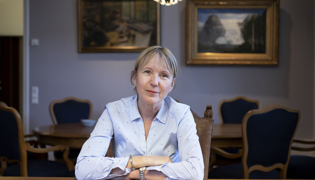 — Det var vesentlig at perspektivet til de vitenskapelig ansatte satte retning, sier rektor ved Universitetet i Bergen, Margareth Hagen. — Det var vesentlig at perspektivet til de vitenskapelig ansatte satte retning, sier rektor ved Universitetet i Bergen, Margareth Hagen.