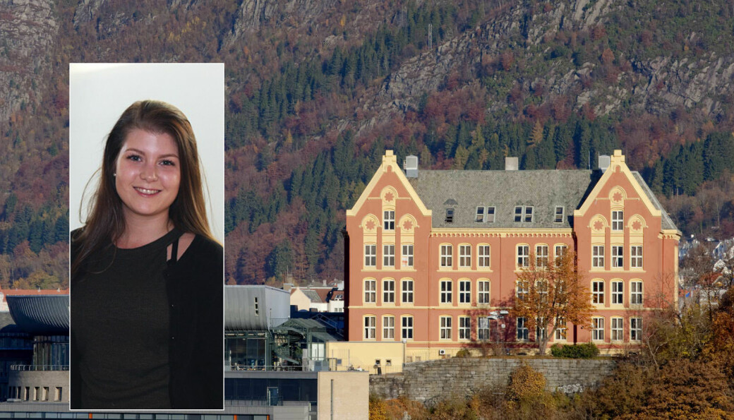 Jusstudent ved Universitetet i Bergen, Jennifer Brunkow, synes ikke noe om at gradsforskriften er forslått endret.