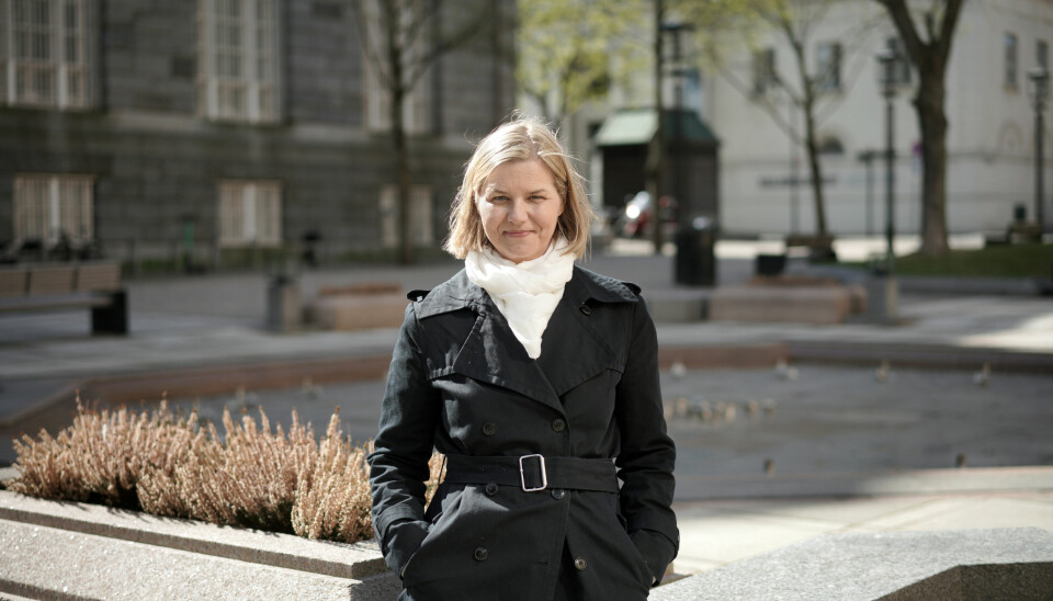 Venstreleder Guri Melby, klar for debatt på årets landsmøte.