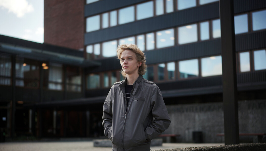 Mats Flåtten er en av mange studenter som er påvirket av pandemien. Mats Flåtten er en av mange studenter som er påvirket av pandemien.