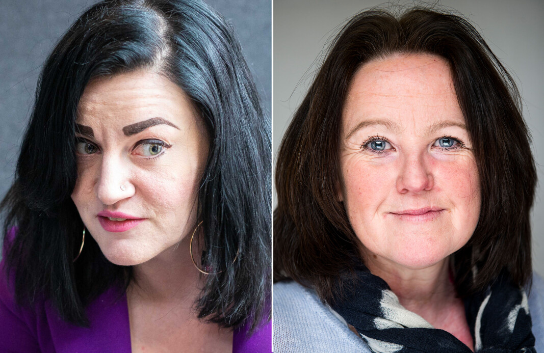 Tereza Kuldova og Bitten Nordrik, forskere ved AFI på OsloMet. Tereza Kuldova og Bitten Nordrik, forskere ved AFI på OsloMet.