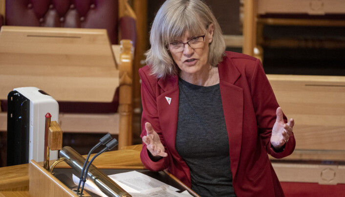 Karin Andersen (SV) er kritisk til Henrik Asheims utspill om at han helst vil ha fri. Karin Andersen (SV) er kritisk til Henrik Asheims utspill om at han helst vil ha fri.
