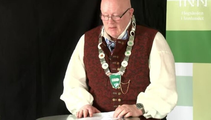 Ny rektor: Peer Jacob Svenkerud. Ny rektor: Peer Jacob Svenkerud.