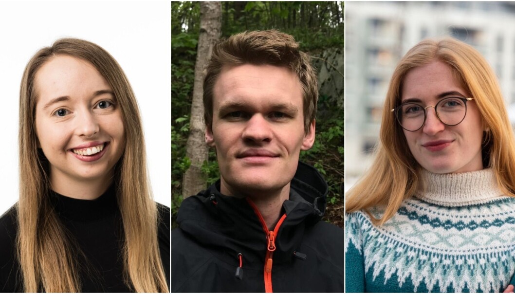 Nestleder Xenia Cappelen, styrerepresentant Andreas Schønberg-Moe og leder Maja Elisabeth Mikkelsen i Norsk medisinstudentforening ønsker helsefagstudenter frem i vaksinekøen. Nestleder Xenia Cappelen, styrerepresentant Andreas Schønberg-Moe og leder Maja Elisabeth Mikkelsen i Norsk medisinstudentforening ønsker helsefagstudenter frem i vaksinekøen.