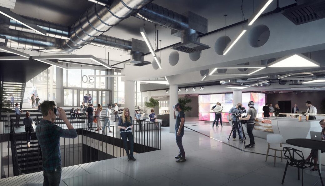 Media City i Bergen huser både store og små mediebedrifter, samt medieutdanningen ved Universitetet i Bergen, blant annet. Et ikke helt vanlig samboerskap mellom teoretikere og praktikere. Media City i Bergen huser både store og små mediebedrifter, samt medieutdanningen ved Universitetet i Bergen, blant annet. Et ikke helt vanlig samboerskap mellom teoretikere og praktikere.