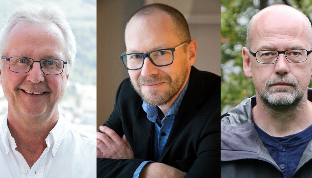 Disse tre er ansatt som avdelingsdirektører i Norce -konsernet. Fra venstre: Thor Arne Håverstad (Energi og teknologi), Jon Harald Kaspersen (Helse og samfunn) og Trond M. Dokken (Klima og miljø).