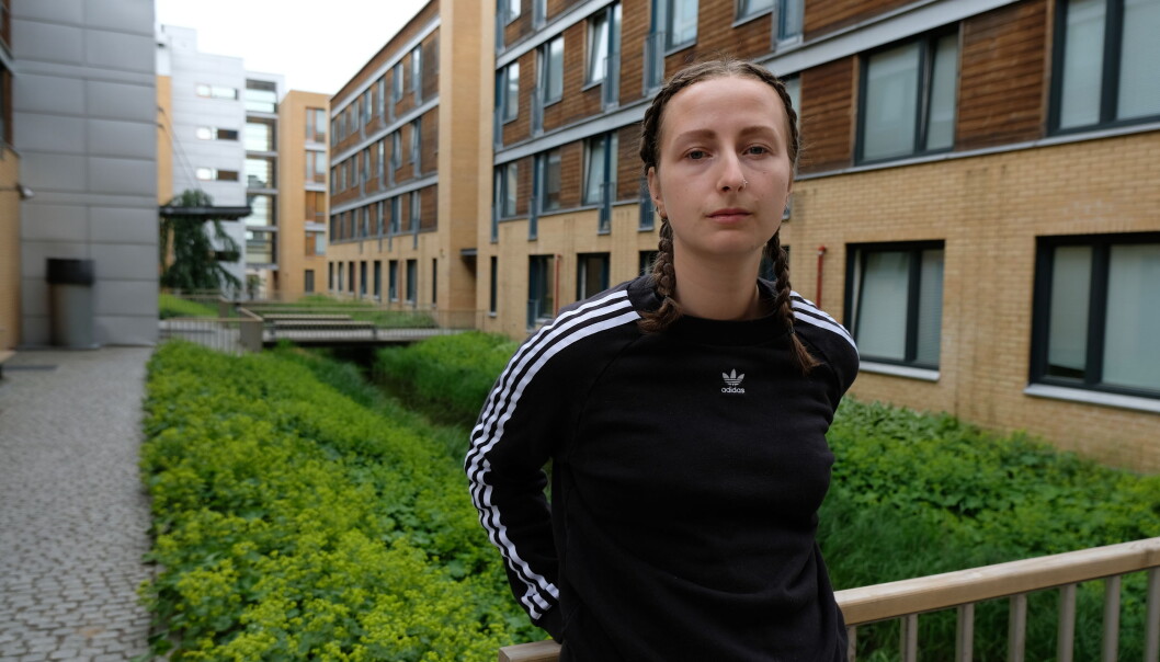 Nina Arnesen bor på Bjølsen Studentby i Oslo og mener leieprisene må ned. Nina Arnesen bor på Bjølsen Studentby i Oslo og mener leieprisene må ned.