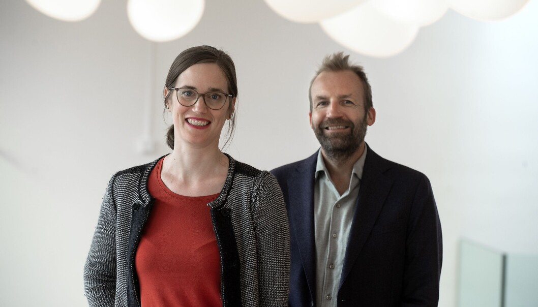 Malin Arve (til venstre) går fra stillingen som prorektor for utdanning til prorektor for forskning ved NHH. Stig Tenold blir et nytt tilskudd i rektoratet som ny prorektor for utdanning. Malin Arve (til venstre) går fra stillingen som prorektor for utdanning til prorektor for forskning ved NHH. Stig Tenold blir et nytt tilskudd i rektoratet som ny prorektor for utdanning.