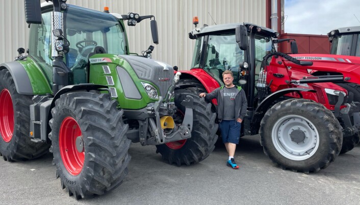 Sivert Wallander Bjerkely, nyutdannet agrotekniker fra Fagskolen Innlandet Sivert Wallander Bjerkely, nyutdannet agrotekniker fra Fagskolen Innlandet