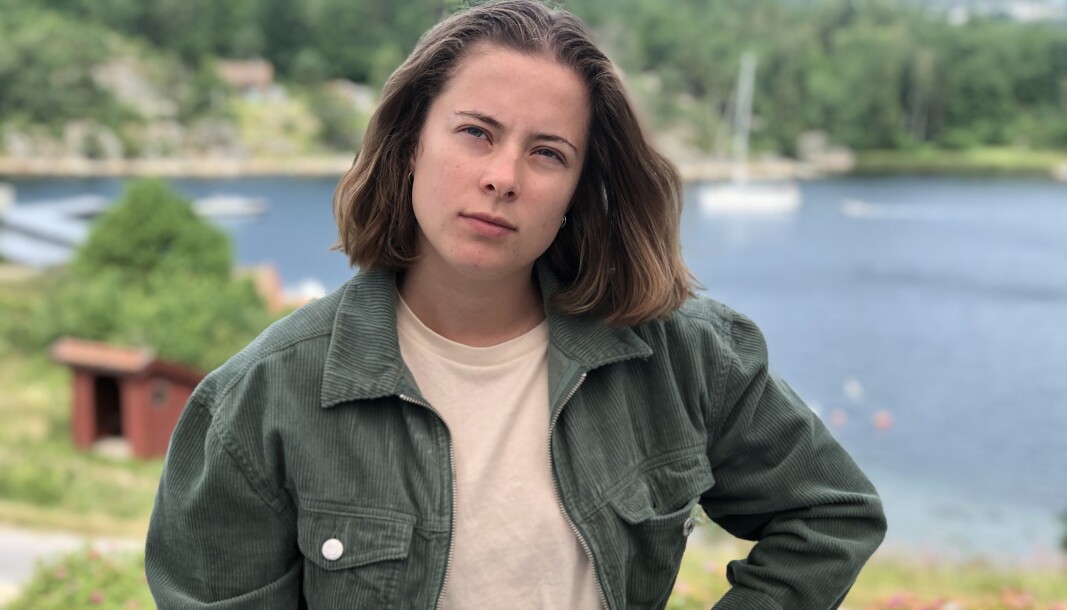 Sykepleierstudent Karina Roksvåg Skjold (21) skulle bare ta opp igjen en eksamen. Sykepleierstudent Karina Roksvåg Skjold (21) skulle bare ta opp igjen en eksamen.