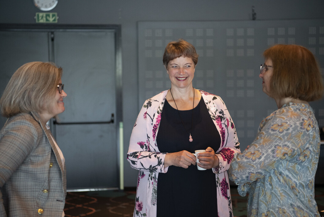 Rektor Hanne Solheim Hansen og resten av Nord universitet kan puste lettet ut. De beholder trolig status som universitet. Rektor Hanne Solheim Hansen og resten av Nord universitet kan puste lettet ut. De beholder trolig status som universitet.