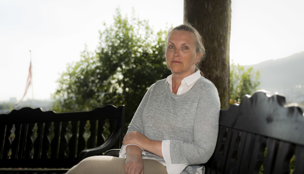— Jeg har slåss for min plass ved NLA, og har vært veldig glad i jobben min, sier førsteamanuensis, Gunn Vedøy. — Jeg har slåss for min plass ved NLA, og har vært veldig glad i jobben min, sier førsteamanuensis, Gunn Vedøy.