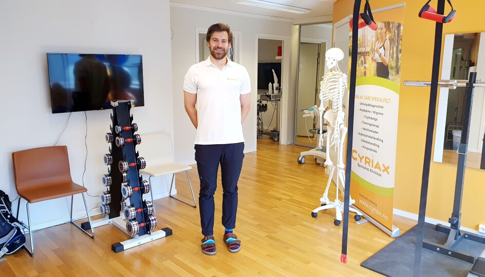 Nils Meier er tilbake i Norge etter flere år i USA. Nå arbeider han ved en privat kiropraktorklinikk på Danmarks plass i Bergen.