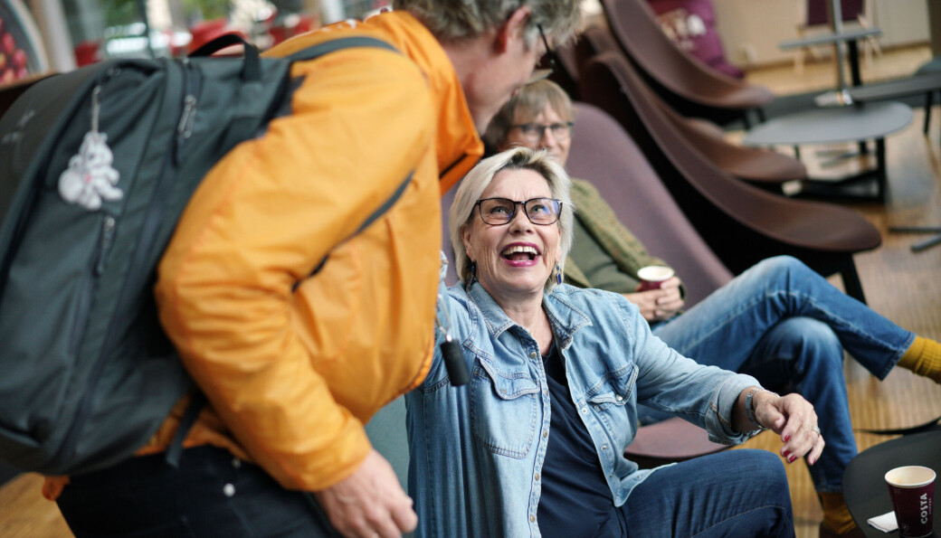 — Husk at flørting er noe man gjør for seg selv også, sier Fanny Duckert. Her i — Husk at flørting er noe man gjør for seg selv også, sier Fanny Duckert. Her i