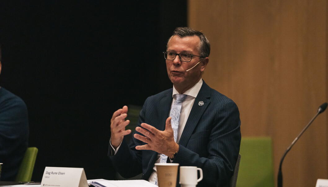 Førsteamanuensis og filosof Svein Anders Noer Lie (UiT) er ikke like overbevist som rektor Dag Rune Olsen ( på bildet) om at naturvitenskap og teknologi er veien til Førsteamanuensis og filosof Svein Anders Noer Lie (UiT) er ikke like overbevist som rektor Dag Rune Olsen ( på bildet) om at naturvitenskap og teknologi er veien til
