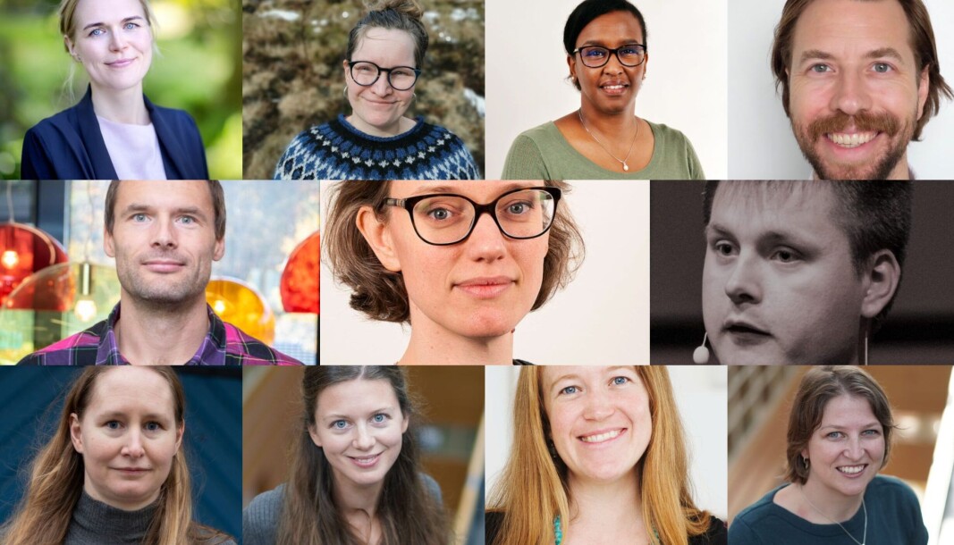 Her er de nye medlemmene i Akadmiet for yngre forskere: Øverst fra venstre:Natalia Kucirkova, Aase Kristine Lundberg, Salwa Suliman, Kai Arne Hansen. I midten fra venstre: Tobias Otterbring, Hilde Reinertsen, Bjarte Aarmo Lund. Nederst fra v: Mari Skuggedal Myksvoll, Nora Elise Hesby Mathé, Haley De Korne og Astrid Marie Jorde Sandsør. Her er de nye medlemmene i Akadmiet for yngre forskere: Øverst fra venstre:Natalia Kucirkova, Aase Kristine Lundberg, Salwa Suliman, Kai Arne Hansen. I midten fra venstre: Tobias Otterbring, Hilde Reinertsen, Bjarte Aarmo Lund. Nederst fra v: Mari Skuggedal Myksvoll, Nora Elise Hesby Mathé, Haley De Korne og Astrid Marie Jorde Sandsør.