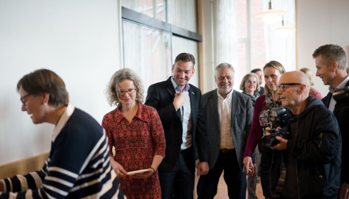 Kakekø i Georg Sverdrups hus tirsdag formiddag. Kakekø i Georg Sverdrups hus tirsdag formiddag.